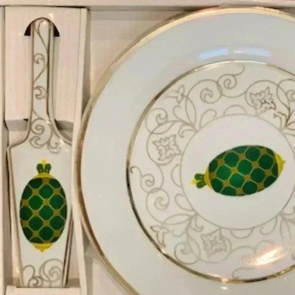 Formalities Imperial Egg Cake Plate & Server NWT - Picture 3 of 12